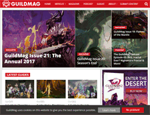 Tablet Screenshot of guildmag.com